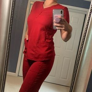 Healing Hands Purple Label Scrub set